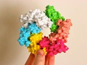 Phage Shock Protein molecule in Full Color Sandstone