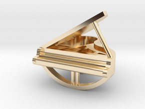 Grand piano pendant in 14K Yellow Gold
