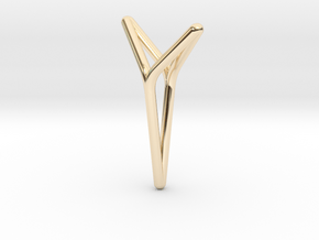 YOUNIVERSAL ONE, Pendant in 14K Yellow Gold