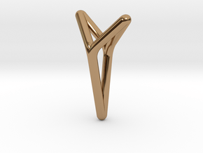 YOUNIVERSAL, Pendant. Bold Elegance in Polished Brass