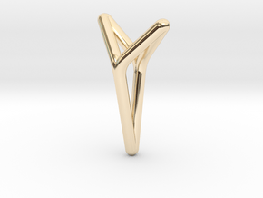YOUNIVERSAL, Pendant. Bold Elegance in 14K Yellow Gold