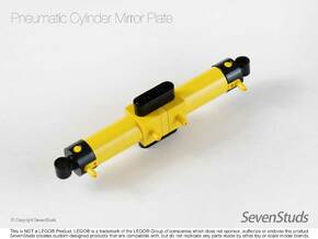 Pneumatic Cylinder Mirror Plate in Yellow Processed Versatile Plastic