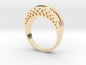 Evaporation Ring - US Size 06 in 14K Yellow Gold
