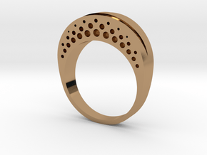 Evaporation Ring - US Size 06 in Polished Brass