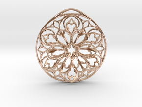 Arche Pendant (Cathedral Series, No. 1) in 14k Rose Gold