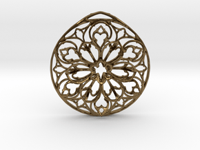 Arche Pendant (Cathedral Series, No. 1) in Polished Bronze