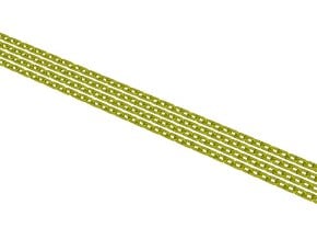 2220mm long chain with 1154 links 0.5mm thick in Tan Fine Detail Plastic