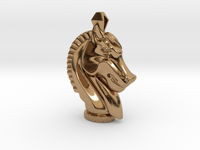 Knight Dream(pendant) in Polished Brass