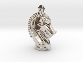 Knight Dream(pendant) in Rhodium Plated Brass
