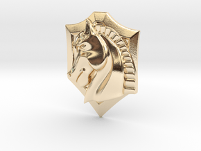 Knight Dream(emblem) in 14k Gold Plated Brass