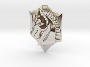 Knight Dream(emblem) in Rhodium Plated Brass