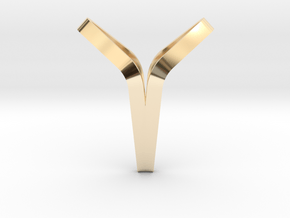 YOUNIVERSAL BOND, Pendant. Pure Elegance in 14K Yellow Gold