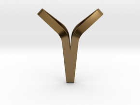 YOUNIVERSAL BOND, Pendant. Pure Elegance in Polished Bronze
