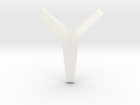 YOUNIVERSAL BOND, Pendant. Pure Elegance in White Processed Versatile Plastic