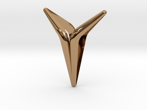 YOUNIVERSAL Smooth & Sharp, Pendant in Polished Brass