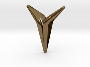 YOUNIVERSAL Smooth & Sharp, Pendant in Polished Bronze