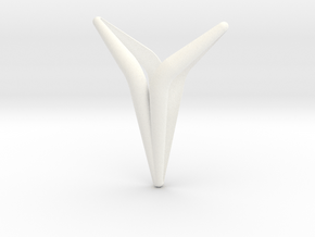 YOUNIVERSAL Smooth & Sharp, Pendant in White Processed Versatile Plastic