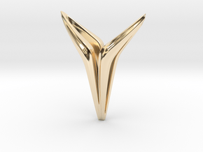 YOUNIVERSAL Smooth, Pendant. Universal Chic in 14K Yellow Gold
