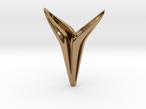 YOUNIVERSAL Smooth, Pendant. Universal Chic in Polished Brass