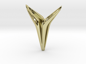 YOUNIVERSAL Smooth, Pendant. Universal Chic in 18k Gold Plated Brass