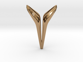 YOUNIVERSAL Big Y!, Pendant. Big Chic in Polished Brass