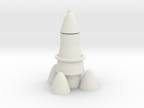 desktop rocket in White Natural Versatile Plastic