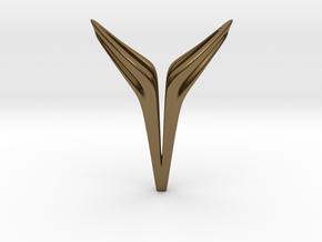 YOUNIVERSAL FREE, Pendant. Sharp Chic in Polished Bronze