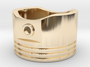 Piston - US Size 8.5 in 14K Yellow Gold