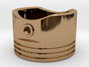 Piston - US Size 8.5 in Polished Brass