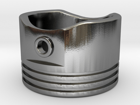 Piston - US Size 8 in Polished Silver
