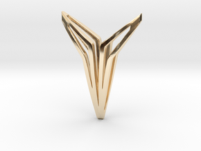YOUNIVERSAL FIGURA Pendant. Sculpted Chic in 14K Yellow Gold