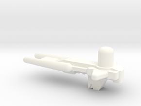 Transformers Decepticon Full-Tilt gun. in White Processed Versatile Plastic
