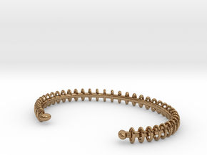 Ring Loop Bracelet in Polished Brass
