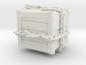 Mann Co Crate in White Natural Versatile Plastic
