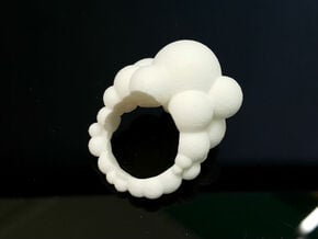 Soap N' Suds Ring in White Natural Versatile Plastic