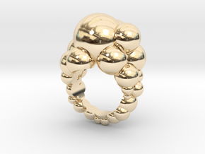 Soap N' Suds Ring in 14k Gold Plated Brass