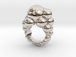 Soap N' Suds Ring in Rhodium Plated Brass