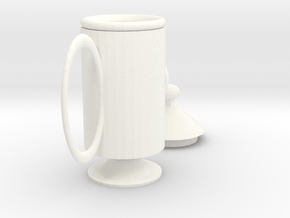 rocket mug in White Processed Versatile Plastic