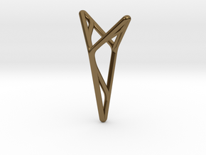 YOUNIVERSAL M3, Pendant. Stylized Pureness in Polished Bronze