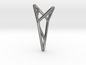 YOUNIVERSAL M3, Pendant. Stylized Pureness in Fine Detail Polished Silver