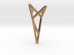 YOUNIVERSAL M3, Pendant. Stylized Pureness in Polished Brass