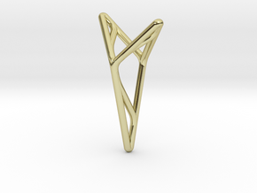 YOUNIVERSAL M3, Pendant. Stylized Pureness in 18k Gold