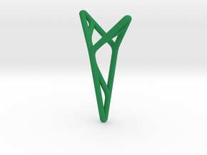 YOUNIVERSAL M3, Pendant. Stylized Pureness in Green Processed Versatile Plastic