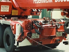 KW35 GOTTWALD AMK 55-31 Unterwagen  in Tan Fine Detail Plastic