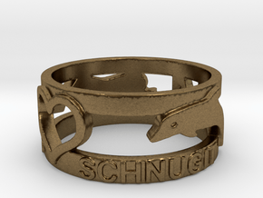 Mike schnugit Ring Size 9.25 in Natural Bronze