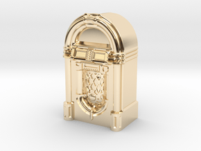 28mm/32mm scale JukeBox  in 14k Gold Plated Brass