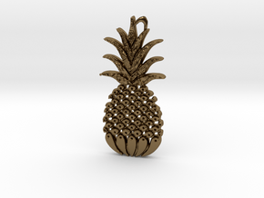 Reddit Pineapple Trees LOGO in Polished Bronze