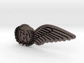 RAA (Recreational Aviation Australia) Half Wing in Polished Bronzed Silver Steel