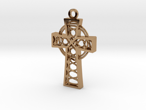 Celtic Cross 1.5" in Polished Brass