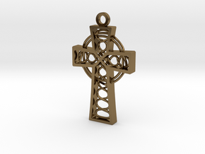 Celtic Cross 1.5" in Polished Bronze